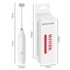 Environmentally friendly 011 milk frother single head [white]