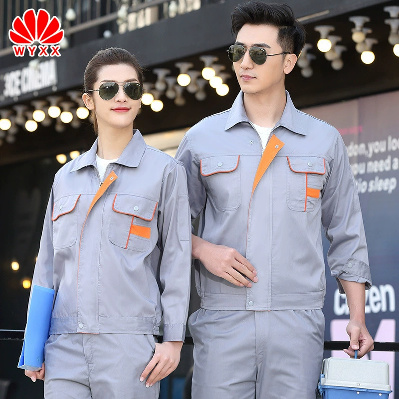 Летний комбинезон тонкий куртка с длинным рукавом Заводская мастерская логистика Экспресс Рабочий Комбинезон Охрана труда одежда костюм