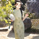 Traditional Chinese Cheongsam Full Open Front 2025 Girl Cool Style Daily Retro High-End Elegant New Chinese Dress Cross-Border