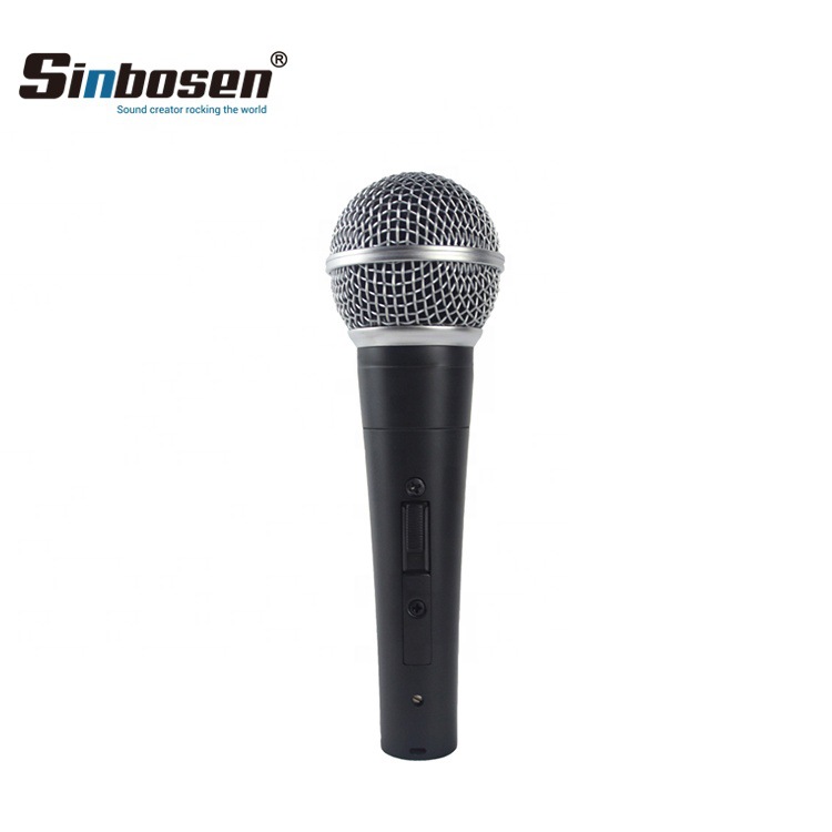 Micrófono de conferencia con cable sm58s familia KTV Conferencia etapa rendimiento voz bobina móvil micrófono fabricante