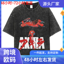 Japanese Anime Neo Tokyo Akira Washed T Shirt Movie Science