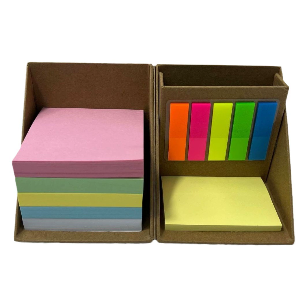 Оптовые творческие заметки Post-It Индивидуальные модульные записные книжки Индивидуальные многофункциональные складные записные коробки Многоцветный бумажный кирпич