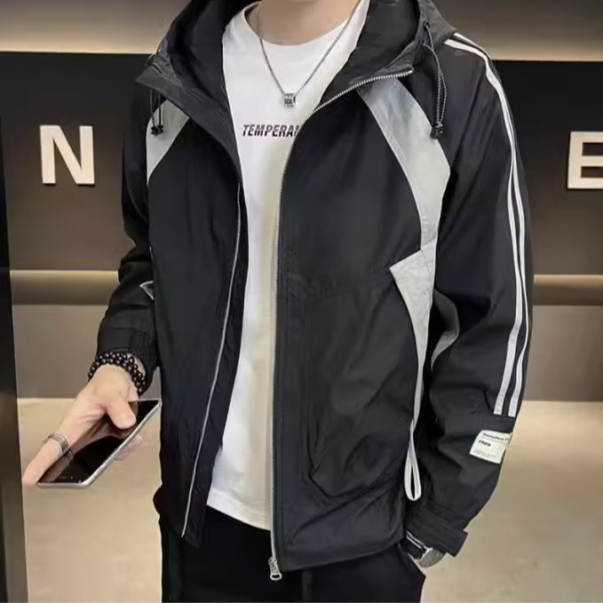 Jacket Men's Popular Hooded Assault Suit Men's Versatile Casual Workwear Jacket_voghion.com
