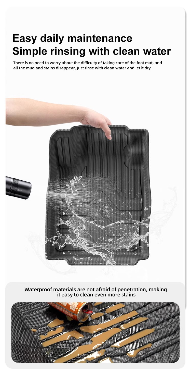 Suitable for 20-24 Nissan Nissan Juke Car Floor Mats, Stain-Resistant Tpe Floor Mats, Trunk Mats, Cross-Border