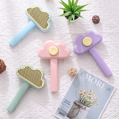 Stainless steel pet comb beauty comb teddy pet supplies needle comb cat and dog brush factory direct sale