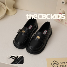 XSHX『金币LOAF』儿童乐福鞋春秋新女童复古JK学院风皮鞋