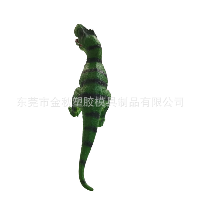 전문 오픈 몰드 사출 플라스틱 시뮬레이션 공룡 모델 장난감 티라노사우루스 렉스 고체 장난감 어린이 선물 장식품