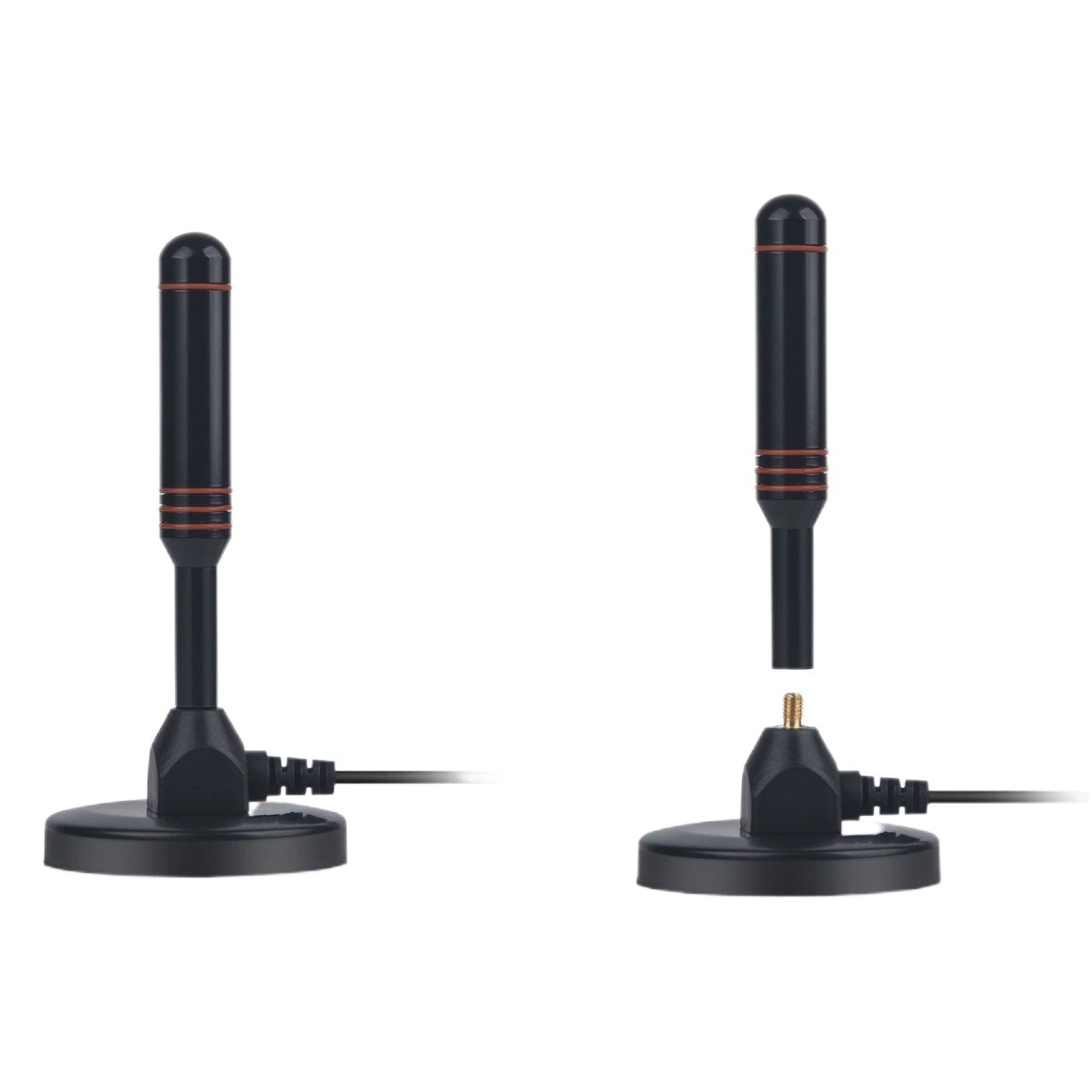 Цифровая телевизионная антенна комнатная наземная волна автомобильная антенна DTMB удлиненная присоска DVB-T2 антенна с усилителем