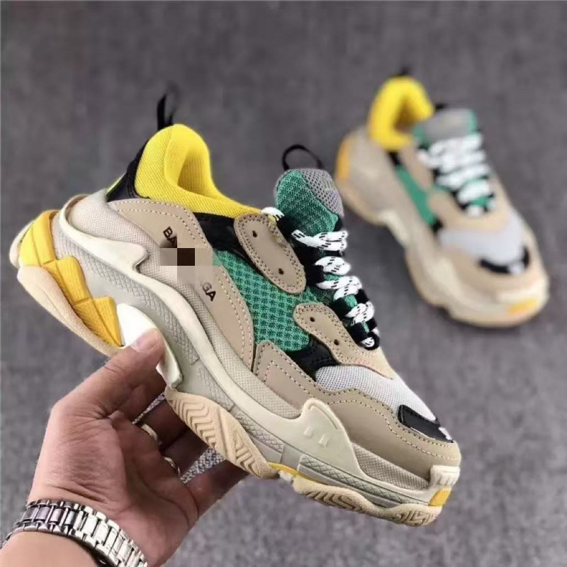 Cross-border Putian shoes, Paris TrackS1, first generation, six-layer sole, dad shoes, versatile, thick-soled, unisex casual sneakers