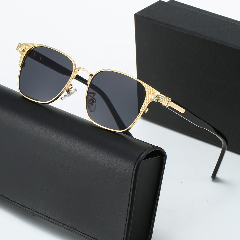 Blaulichtfilter Brille Für Herren Modische Acetat Metallfassung_voghion.com