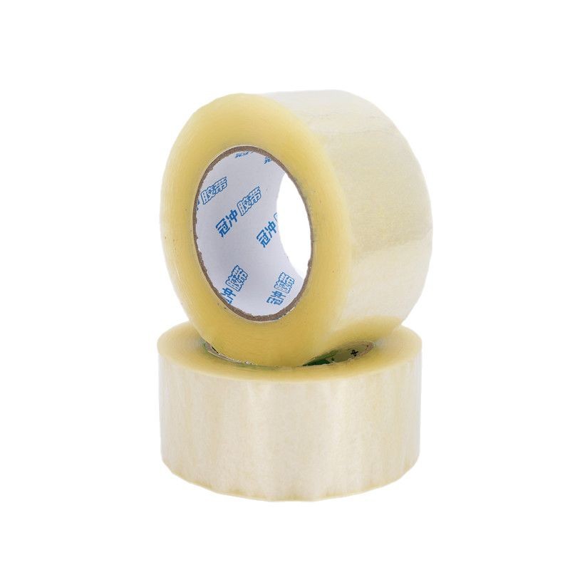 Cinta de sellado grande al por mayor beige embalaje cinta de sellado cinta de impresión en color cinta transparente caja completa al por mayor