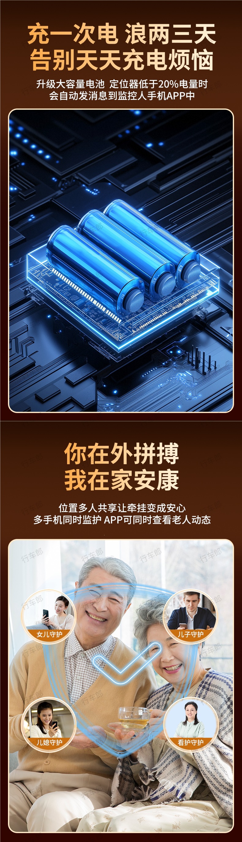 5g Elderly Locator, Anti-Lost Device for the Elderly, Dementia Tracking Device, Anti-Lost Gps Device with Ultra-Long Standby Time