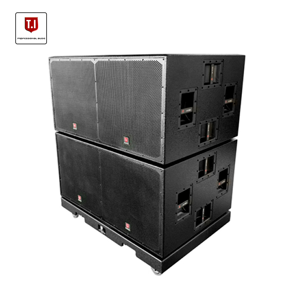 LA-218A 双18寸大功率户外防水舞台音响系统限制超低低音炮