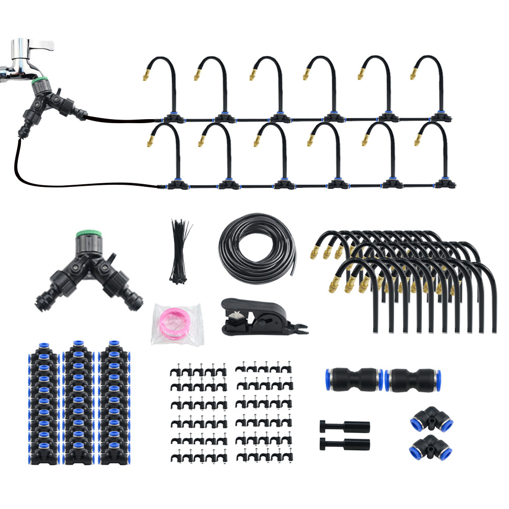 Aspersor universal riego automático de flores rociador doméstico rociador de goteo rociador giratorio de 360 ° riego automático