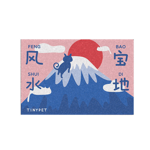 Tinypet Little Mustard Cat Litter Mat Cat Litter Anti-Breaking Out Cat Litter Box Foot Mat Anti-scratch Foot Protection Cat Litter Box Supplies