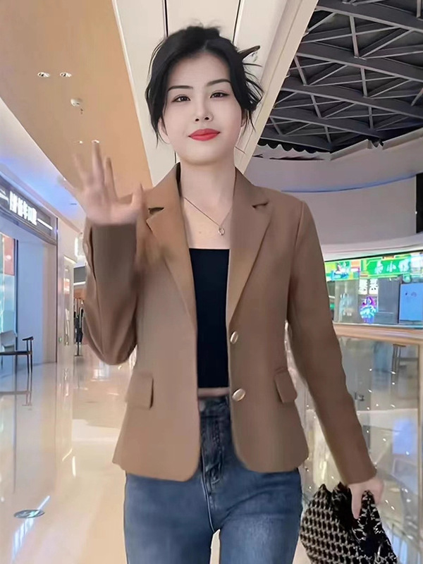 新款高级感上衣小西装外套休闲小香风短款气质爆款西服外套女上衣|undefined
