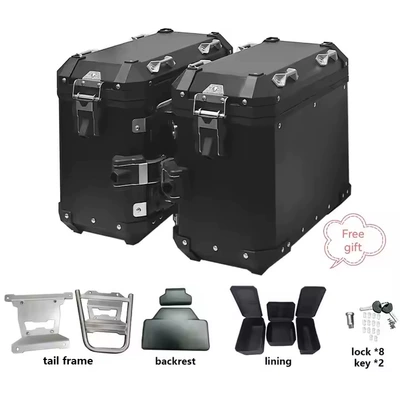 Motorcycle trunk 1300Adv Motorcycles, Aluminum Alloy Three