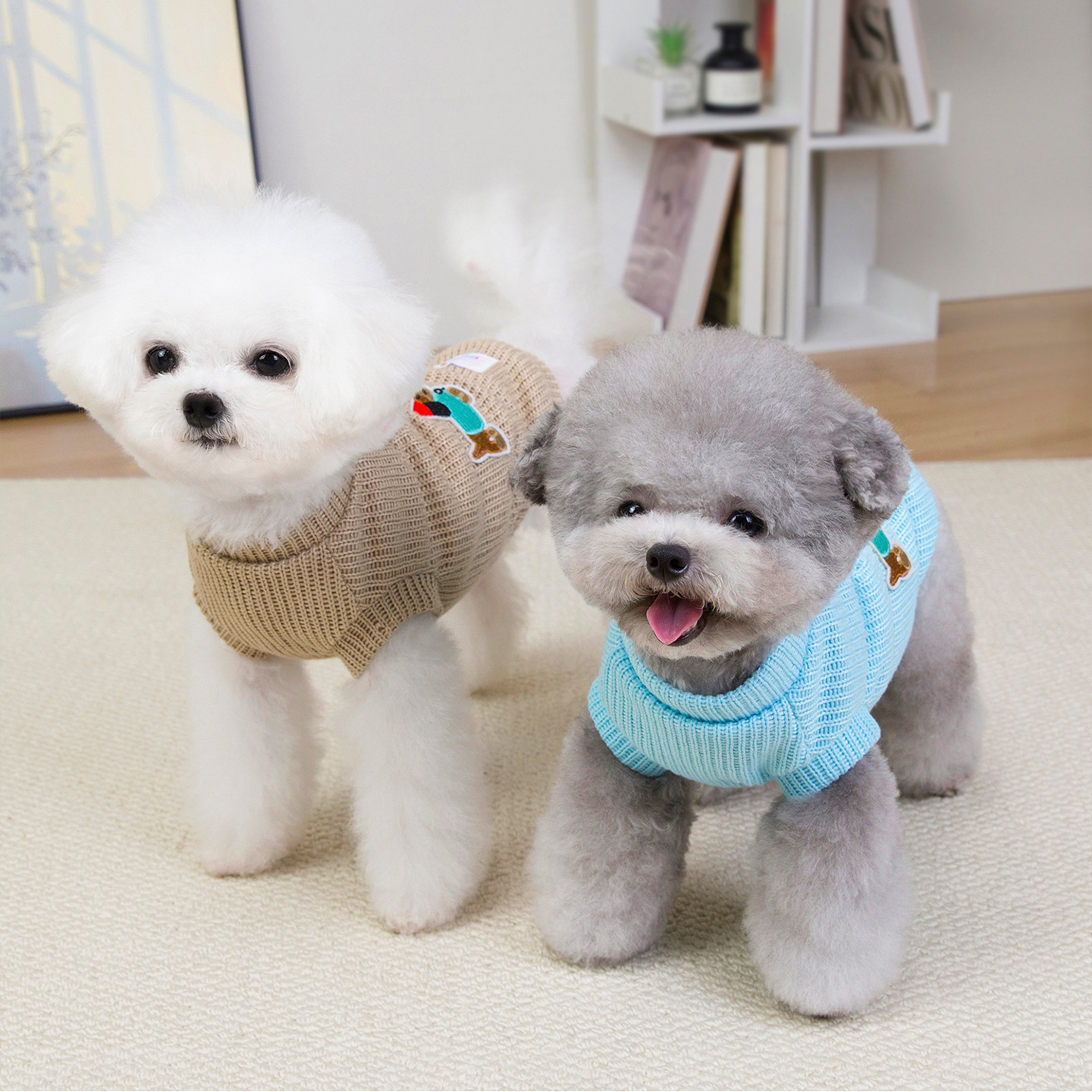 Otoño y invierno nuevo sistema de dopamina salchicha suéter de dibujos animados perros mascotas perros gatos ropa perros pequeños y medianos Teddy