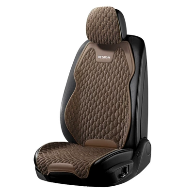 Four Seasons Pad – and Breathable Saddle Pad Car - distinguished-coffee-split-head-single-seat-hemp-saddle-pad