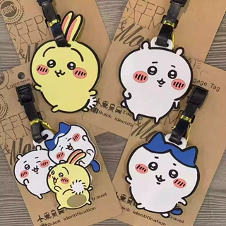 卡通可爱chiikawa行李牌pvc软胶旅行登机牌乌萨奇防丢牌包包挂牌