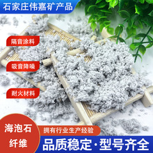 厂家批发海泡石纤维建筑保温吸音隔热防火涂料油田堵漏耐腐蚀
