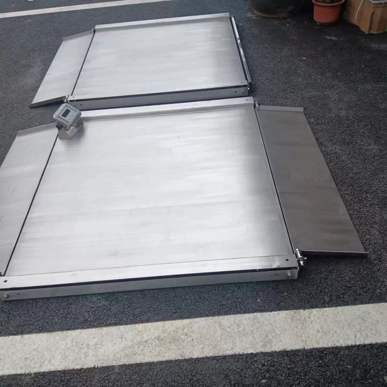 Односторонние напольные весы с встроенной печатью, самоклеящаяся цифровая платформа, весы с выходом через последовательный порт RS232/485