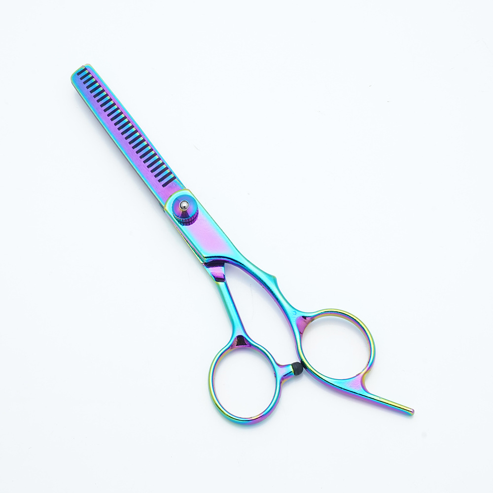 Juego de Tijeras de Peluquería Profesional de Acero Inoxidable Multifuncional para Peluquería