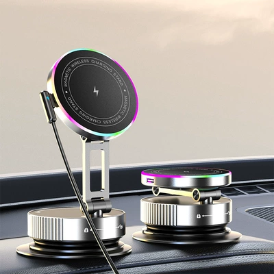 Car phone holder Car Phone Holder with Wireless - k13-metal-gun-color