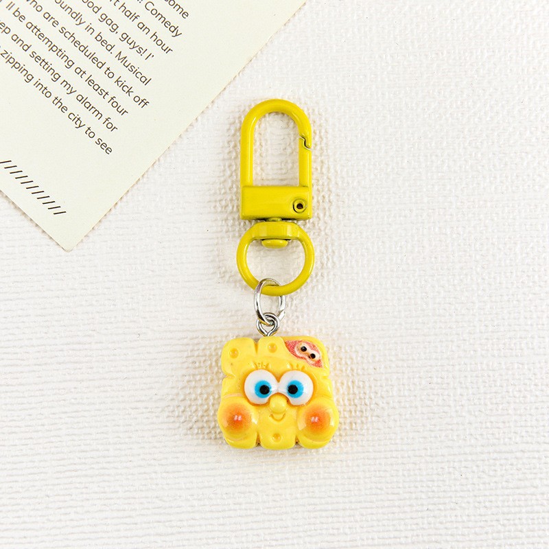 귀여운 캐릭터 키링/반신 스펀지 인형