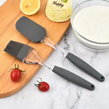 厂家批发硅胶刮刀烘焙蛋糕刀 分体式蛋糕刮刀 多功能硅胶焙抹刮铲