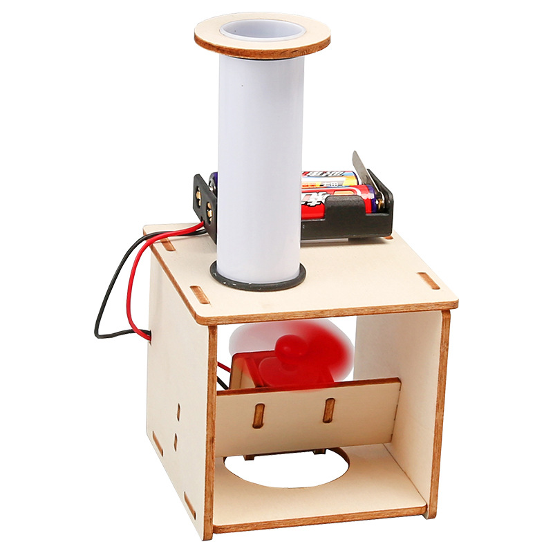 Ciencia de los estudiantes de ciencia y tecnología pequeña producción de acertijos de ensamblaje de hielo DIY material de globo de soplado de suspensión manual