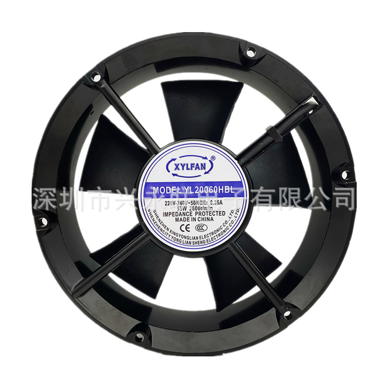 行业名优品牌AC风机交流风机散热风扇圆形AC20060
