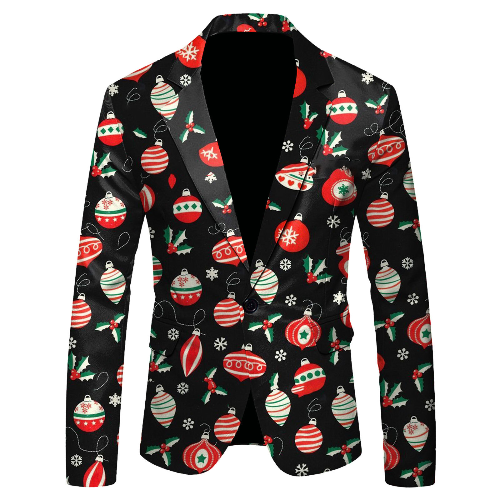Comercio exterior europeo y americano nuevo estilo 2024 nueva moda casual letras navideñas chaqueta de traje para hombre WL008