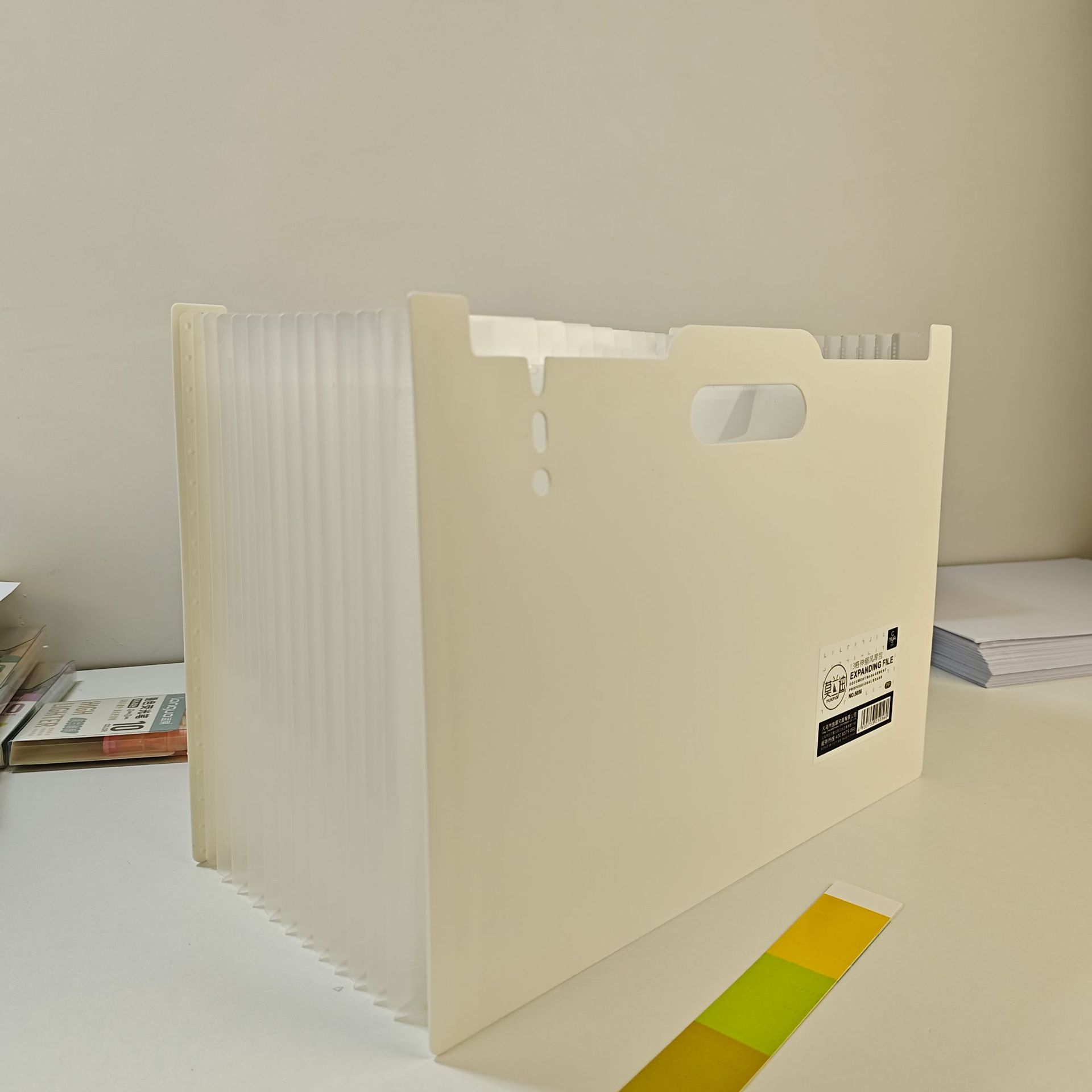 Bolsa de órganos A4 bolsa de almacenamiento de papel de prueba vertical portátil clasificación de material carpeta vertical estudiante A4 caja de archivo de múltiples capas image 22