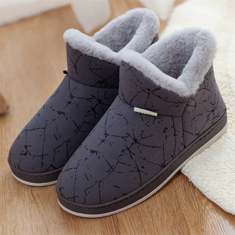 Warm non-slip slippers, for beloved, plus size
