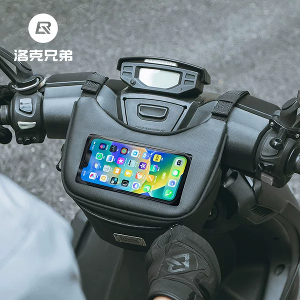 Locke Brothers Motorcycle Head Bag Electric Scooter Front Hanging Bag Touch Screen Mobile Navigation Waterproof Knight Bag