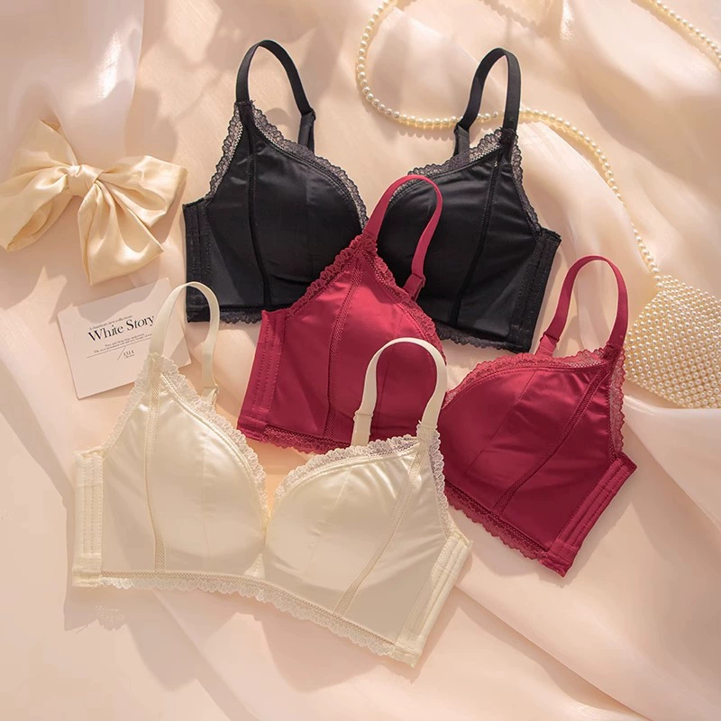 Underwear, supporting wireless bra, bra top, thin set