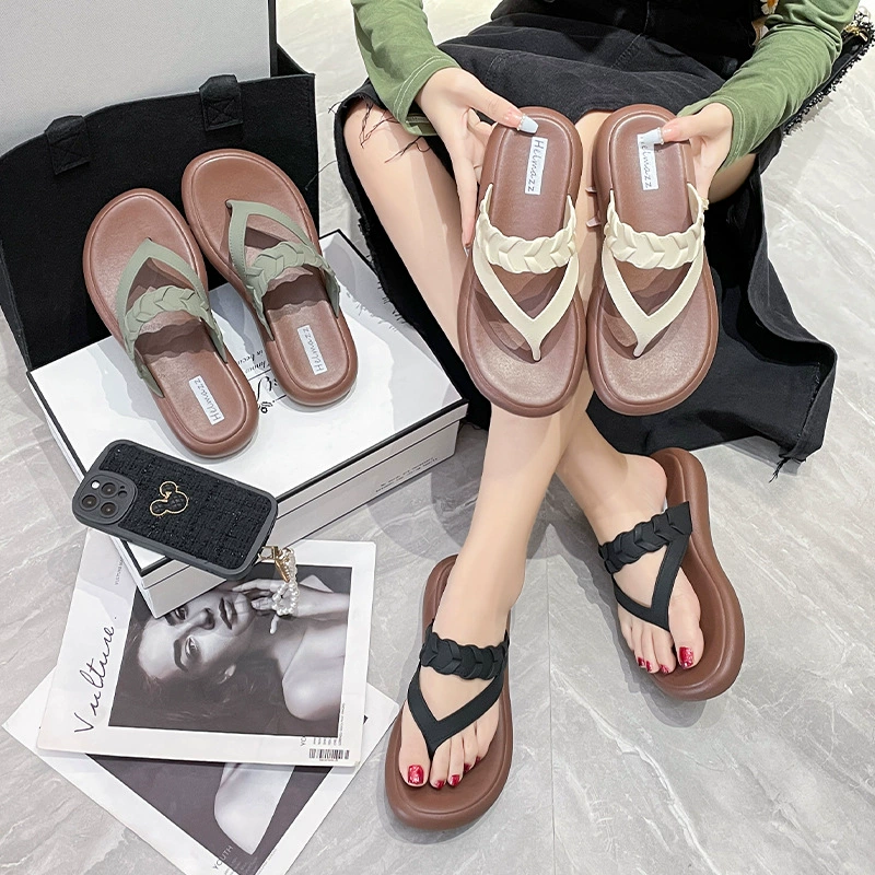 Женские тапочки Летняя корейская мода нескользящая