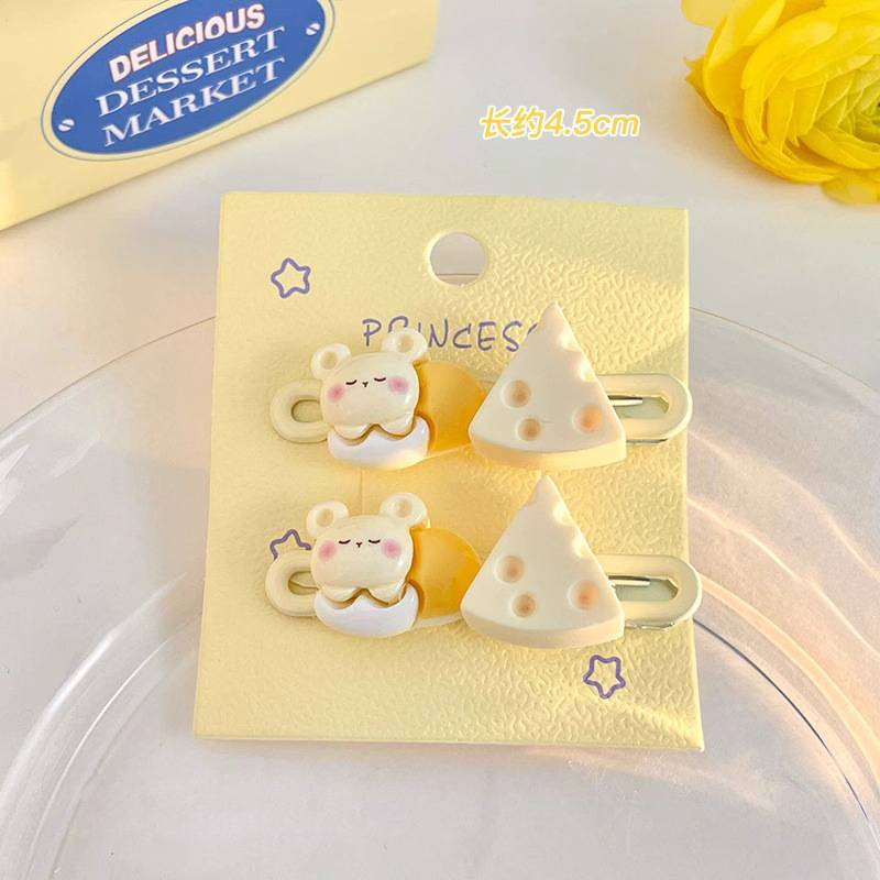 Linda estrella horquilla de dopamina para niños horquilla femenina frente flequillos pequeño clip tocado 2024 nuevo clip lateral