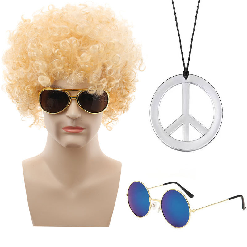 라이트 골든 팬 헤어 [블루 실버]