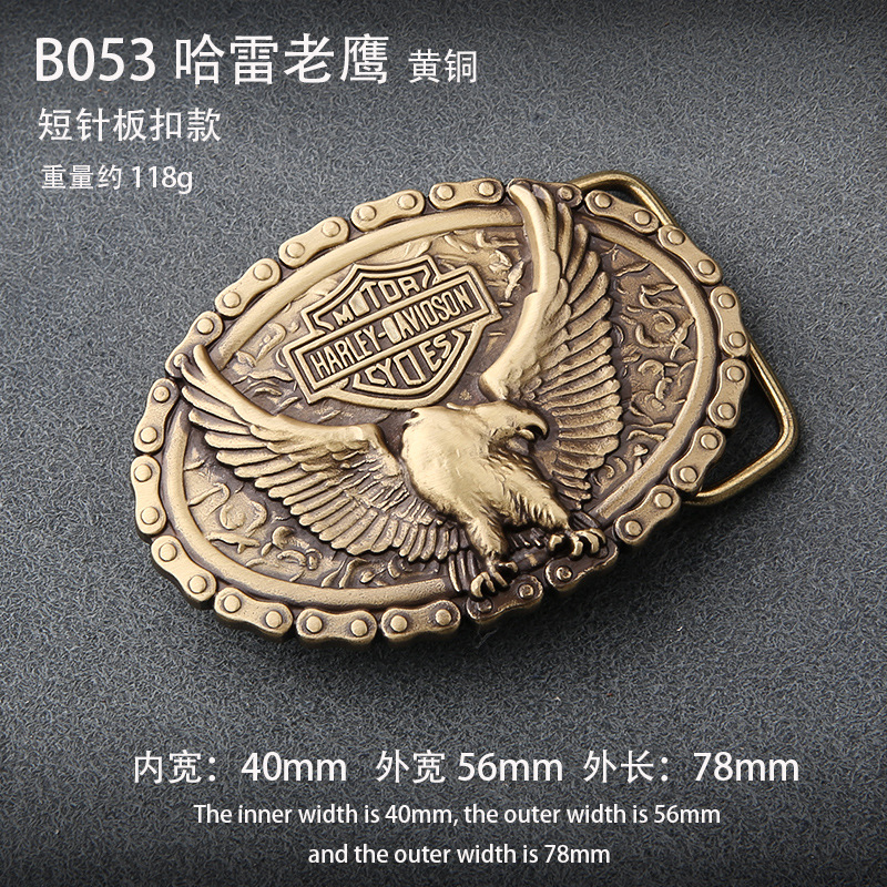 B053 round eagle board buckle