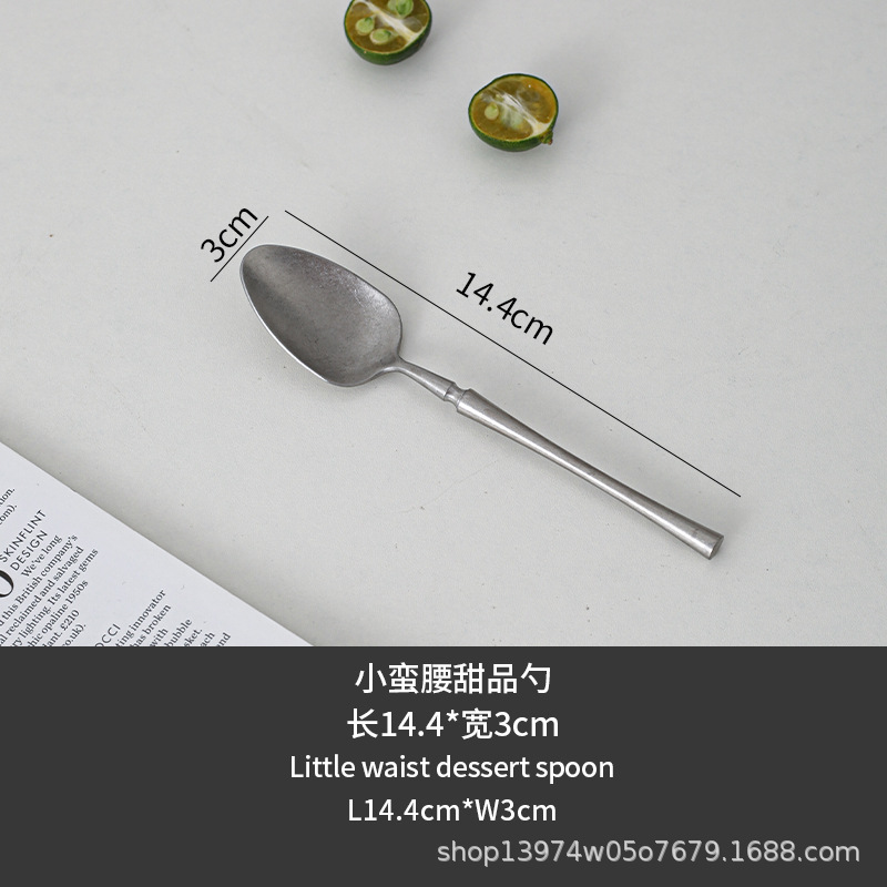 길이 14.4cm*폭 3cm 작은 허리 디저트 스푼
