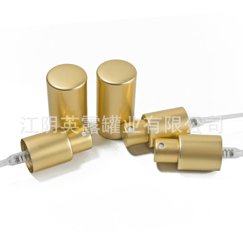 13牙直中节电化铝喷头 铝制外罩 三件套 全电解 香水泵头