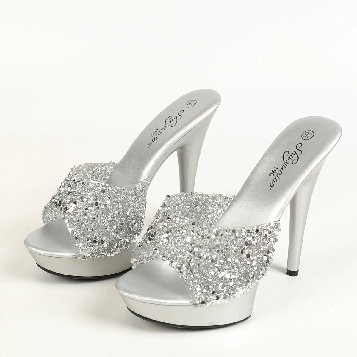 Slippers, summer fashionable universal sexy footwear high heels, 13cm, 15cm