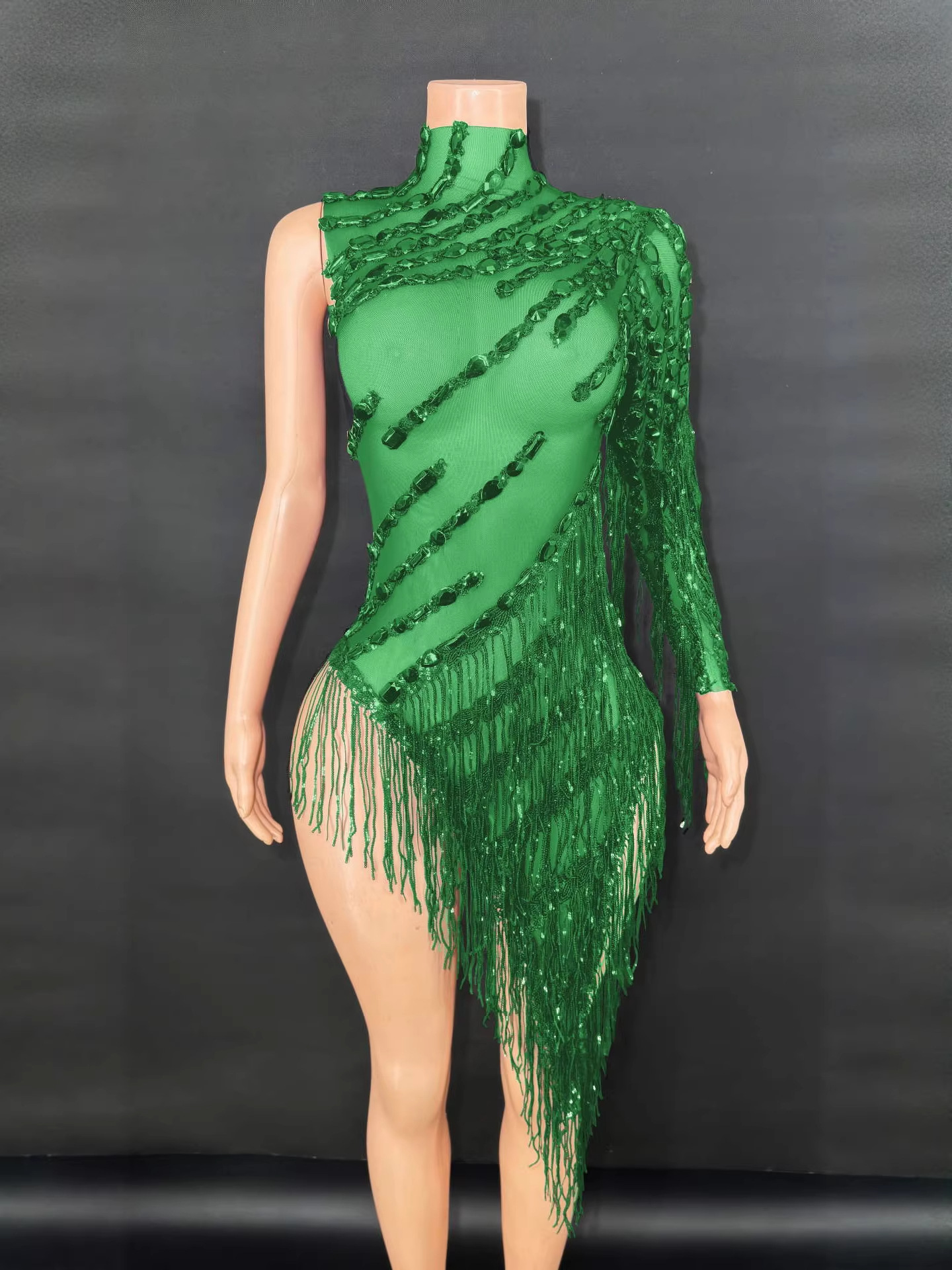 Evening dress, multicoloured quality suit, graduation party 4