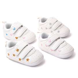 新款婴儿鞋春秋学步鞋全胶底舒适防滑童鞋时尚0-1岁男女宝宝鞋批