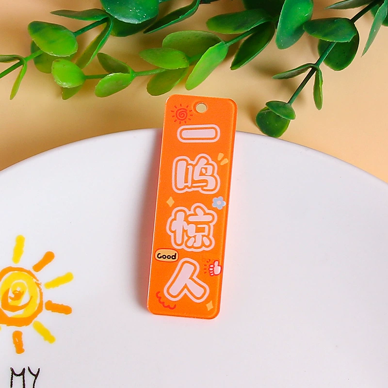 Double-sided acrylic accessories, bag decoration, car keys, accessory