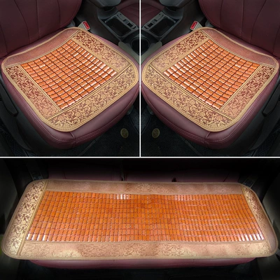 Cool pad Bamboo Bamboo mat single piece - dobby-brown-three-piece-set