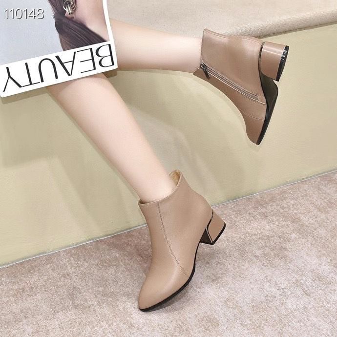 카키 코튼 안감