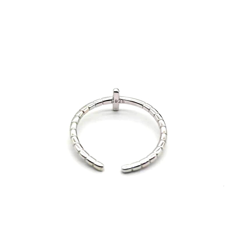 925 Sterling Silver Material Wholesale Jewelry Simple Style Waves 925 Sterling Silver Toe Rings